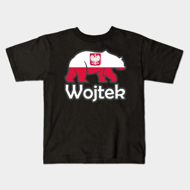 Wojtek the soldier bear Kids T-Shirt by PCB1981